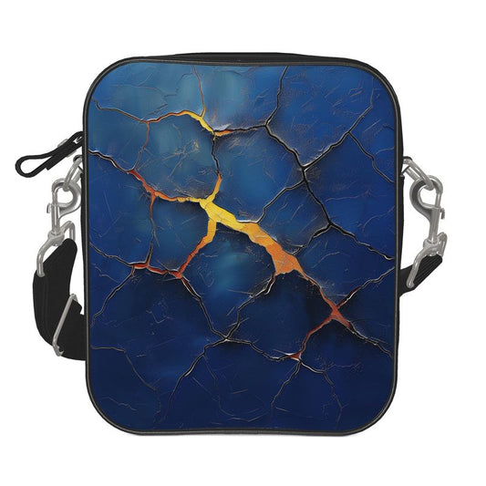 IT Messenger Bag, Fractured Blue, Front View
